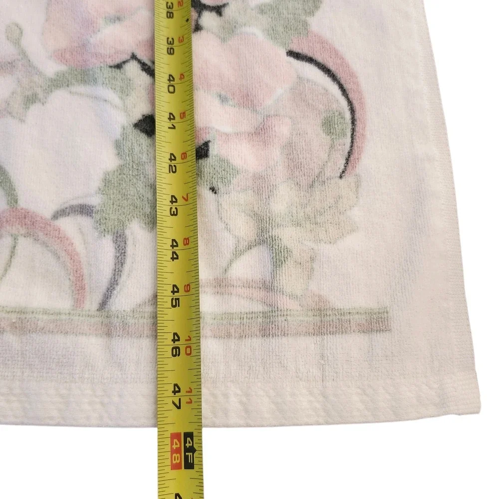 Vintage‎ Springmaid Bath & Hand Towel 100% Cotton USA Floral Anastasia Poppies